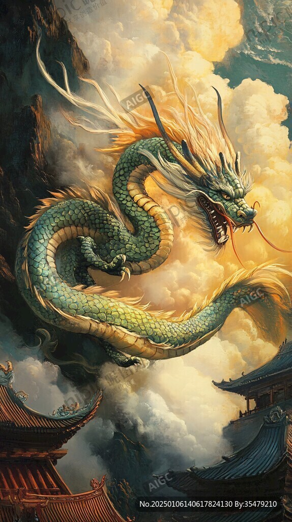 高清唯美双龙戏珠