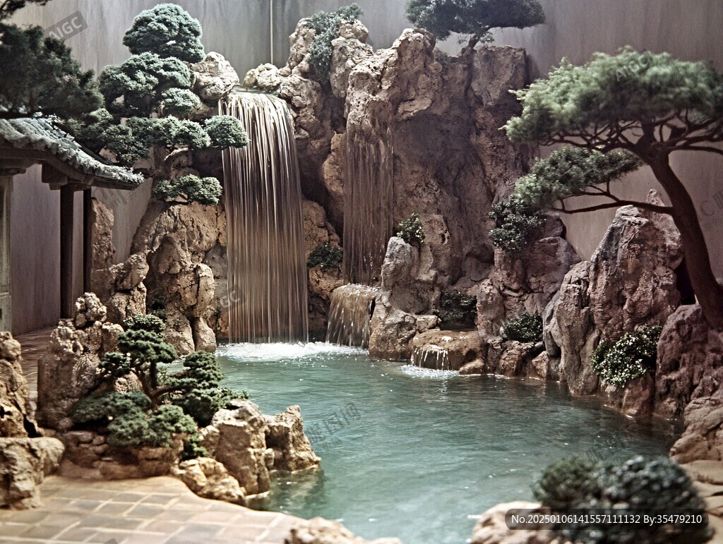假山流水设计方案