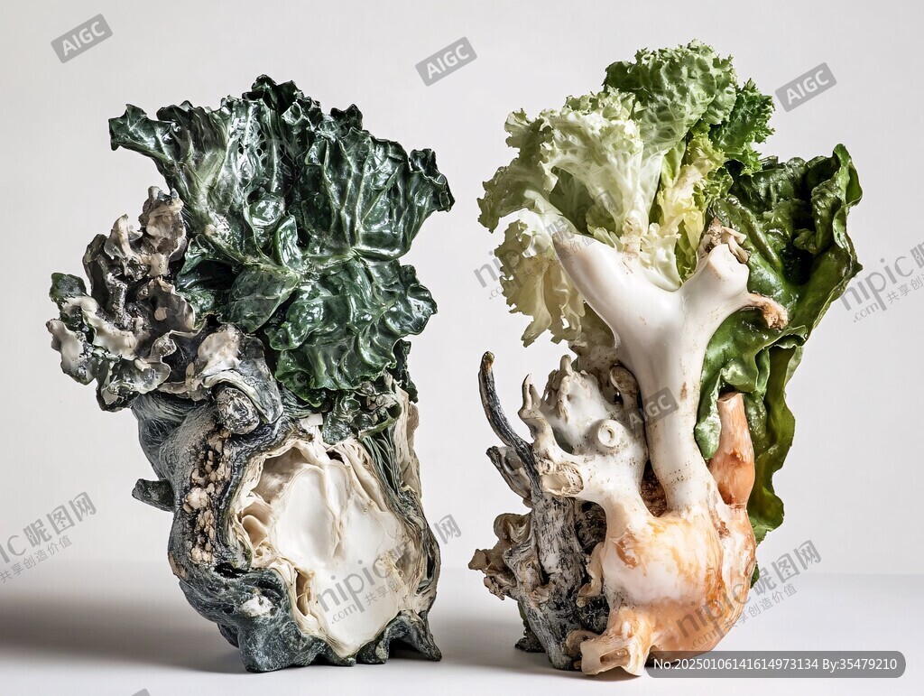蔬菜陶瓷雕塑