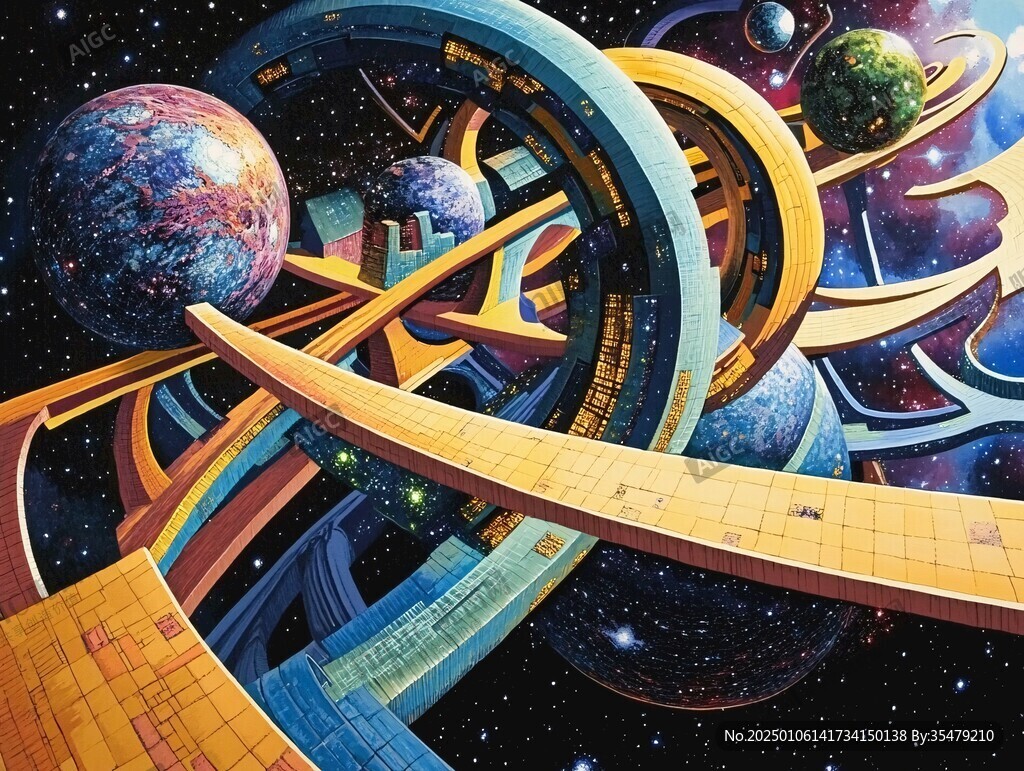 科幻立体画