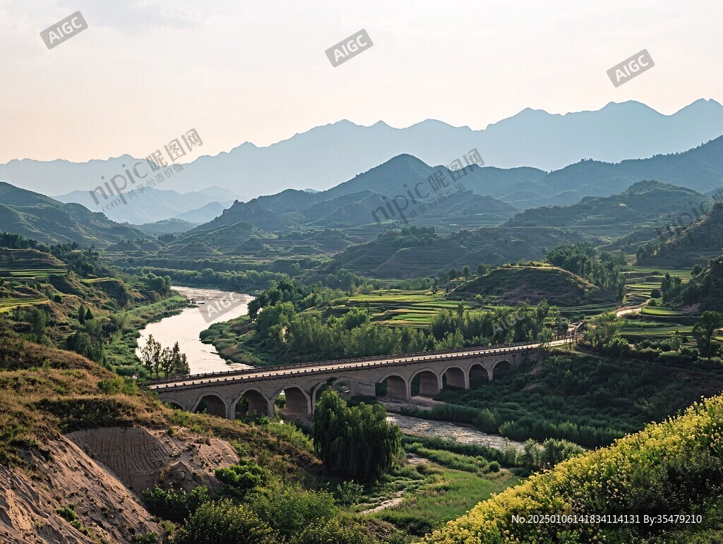 蒙华铁路风光