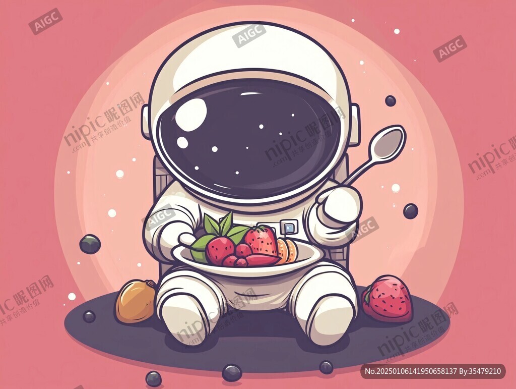 宇航员卡通壁纸
