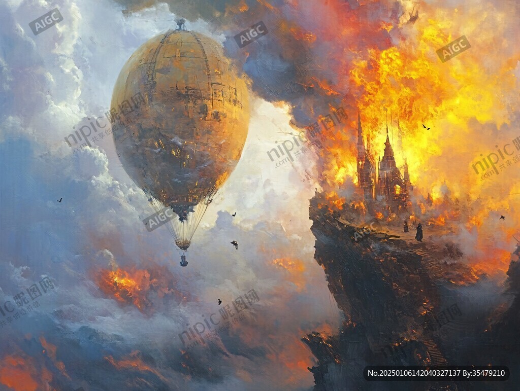 魔幻场景插画