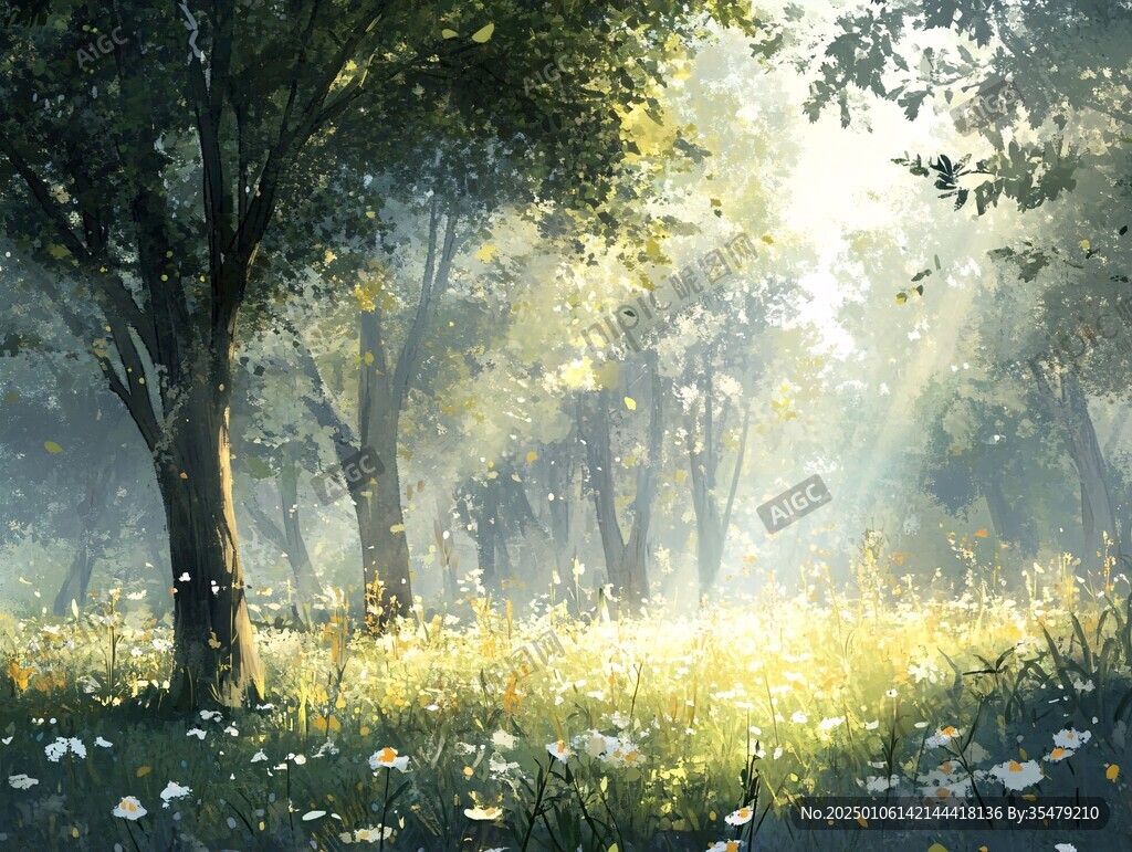 插画唯美风景