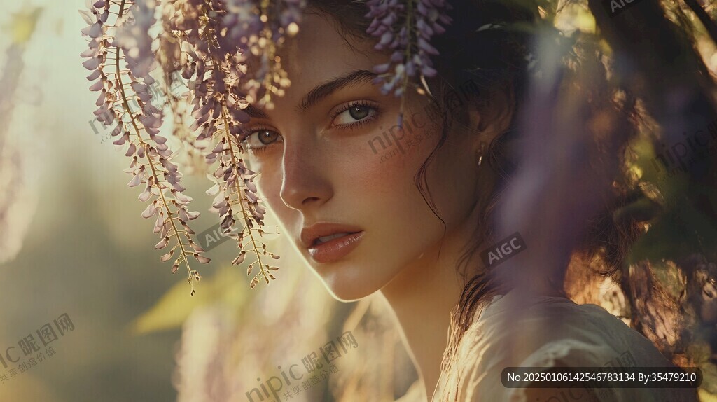 唯美花间美人