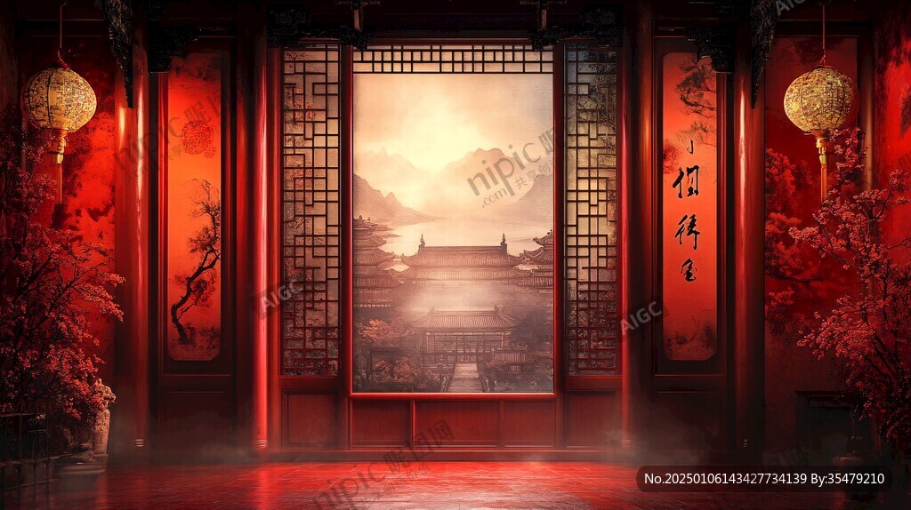 古装戏背景