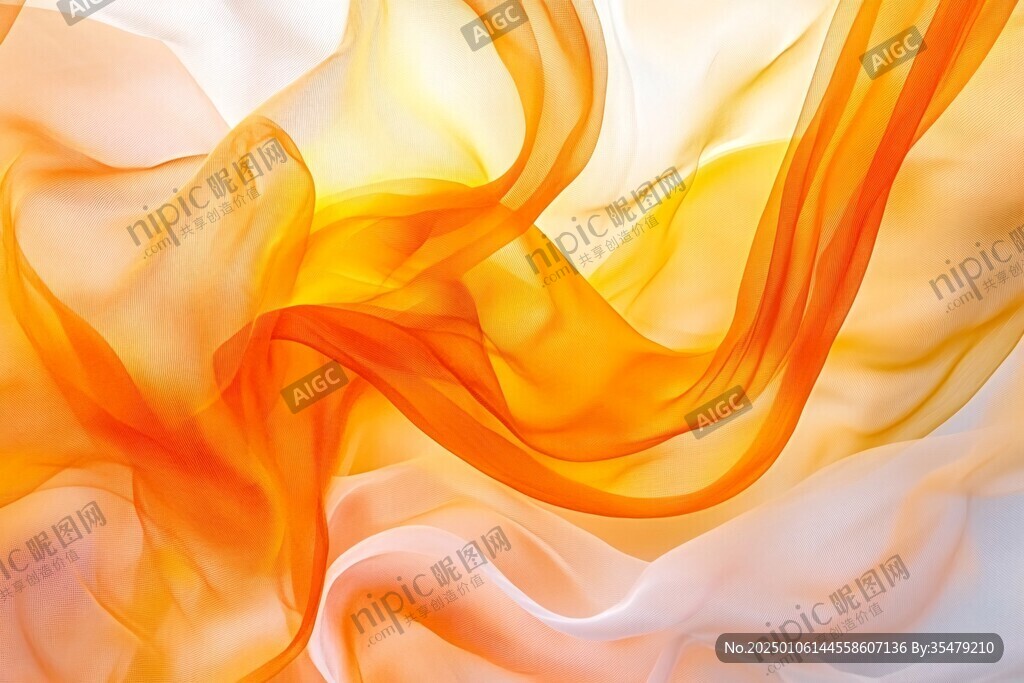 橙红色线条丝滑背景