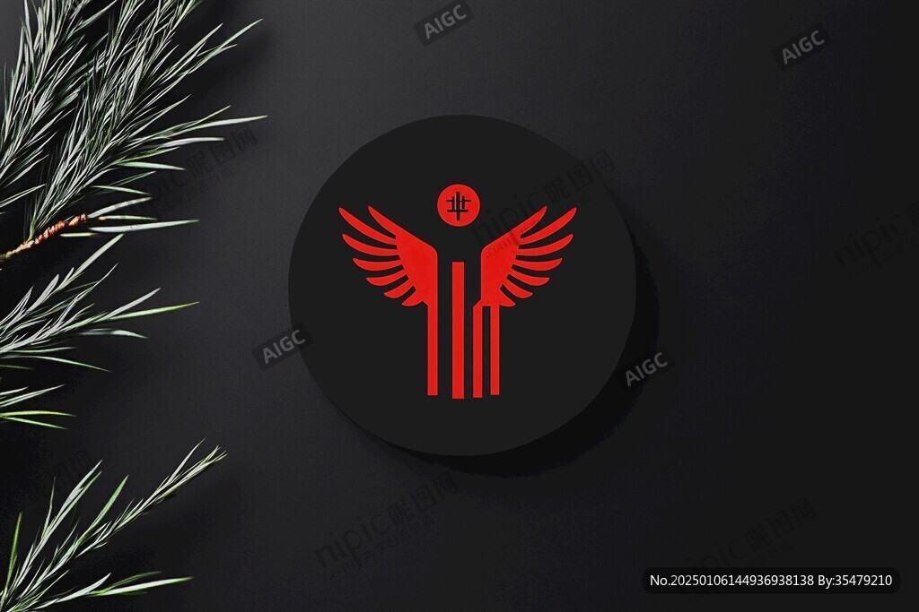 人形翅膀logo