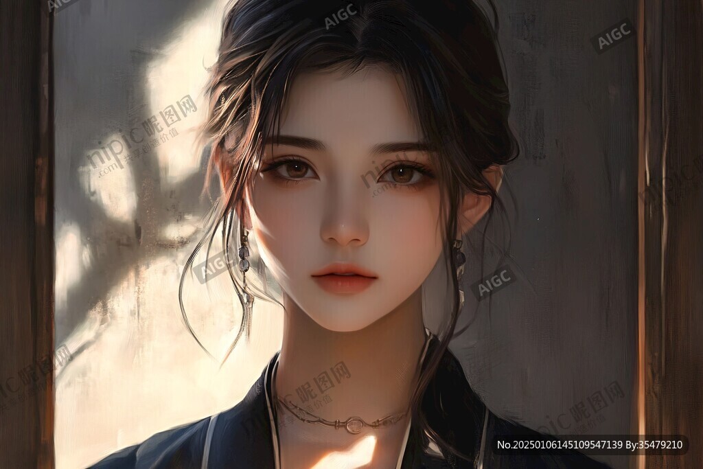 板绘人像
