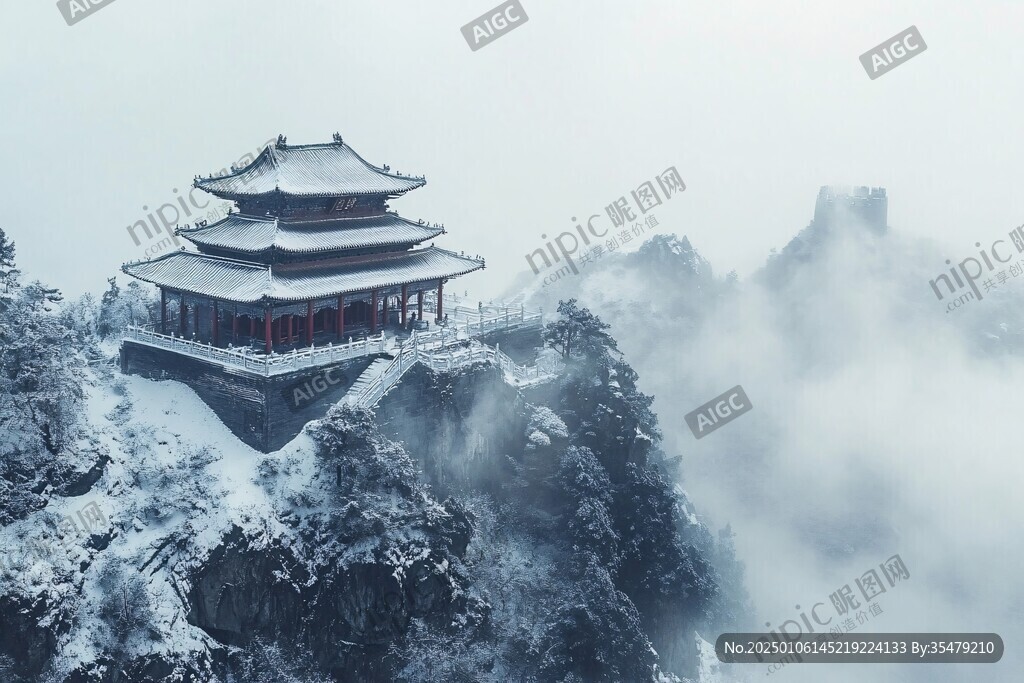 楼阁飞雪