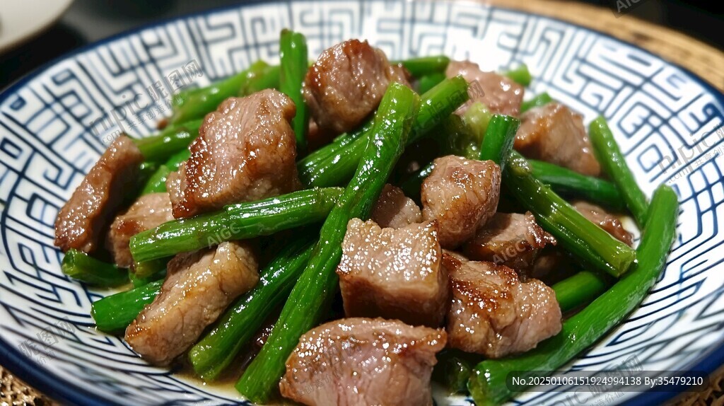 豆角爽肉