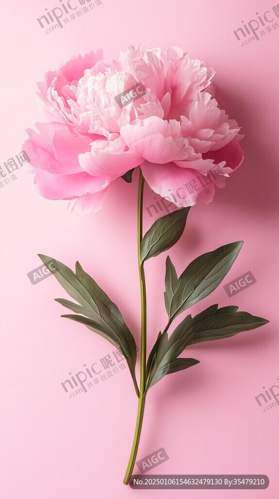 粉色芍药鲜花