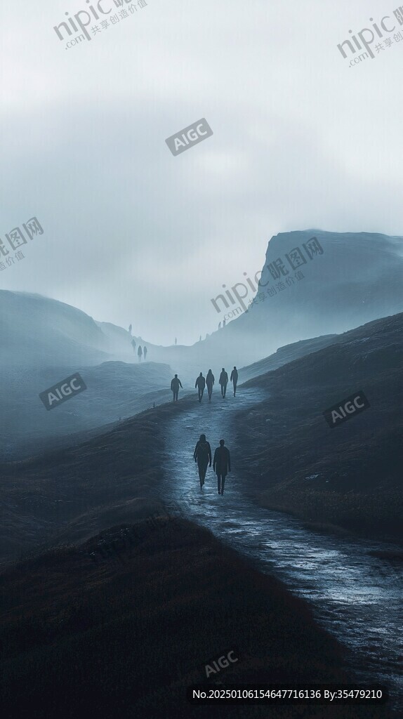 驼队晨曦