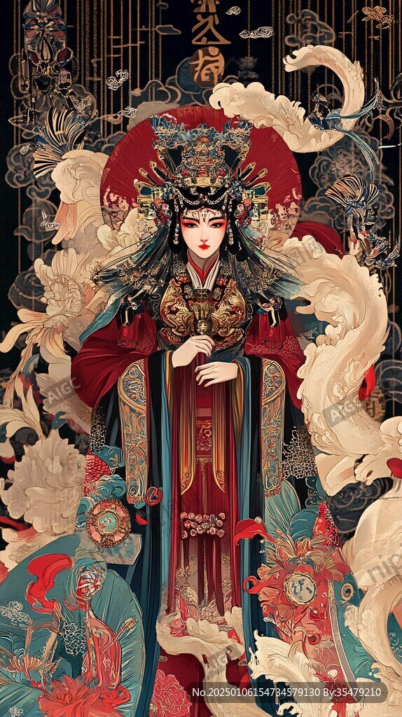 插画武旦