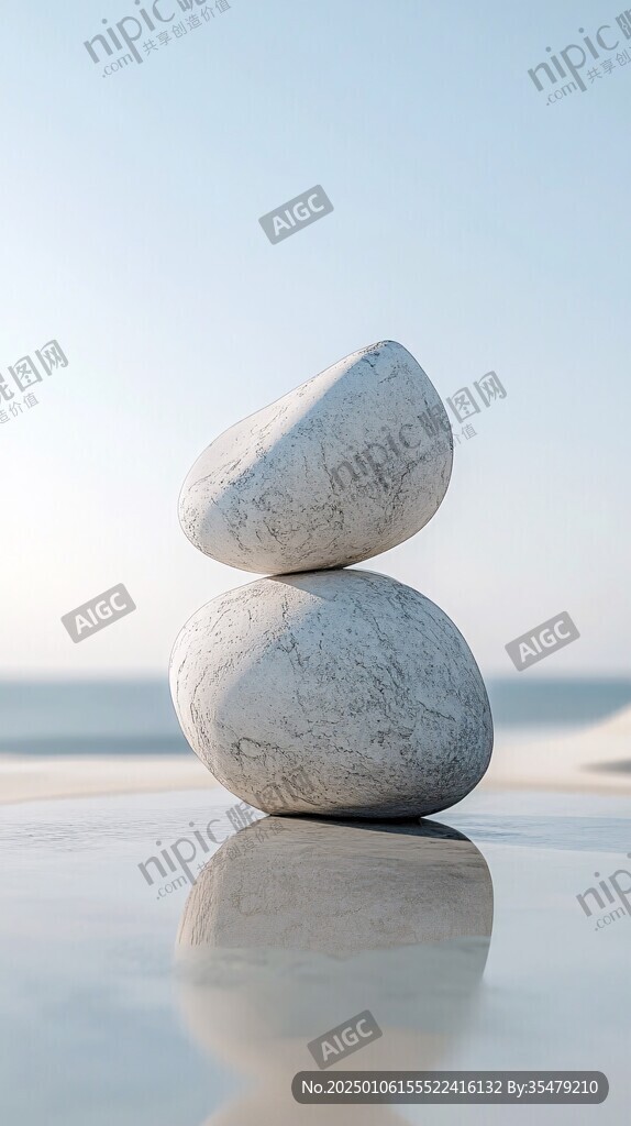 海边石头堆