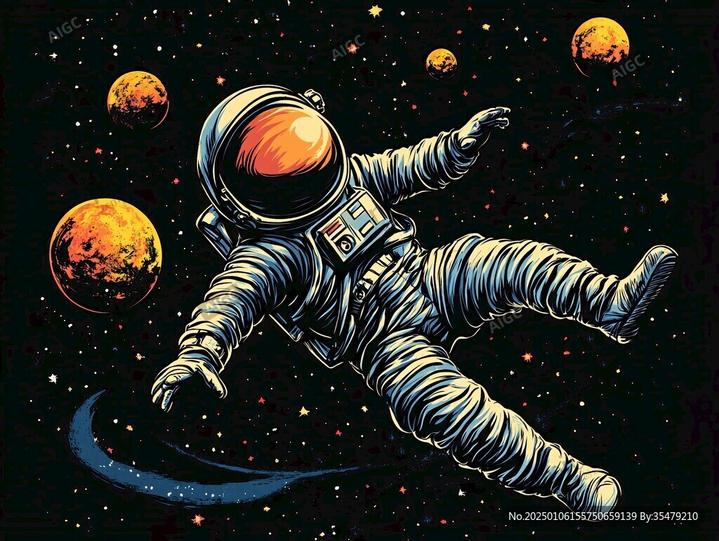 飞行的宇航员