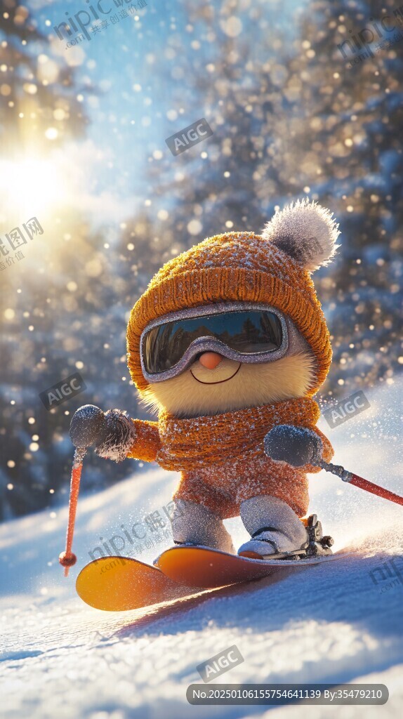 冰天雪地冰雪运动