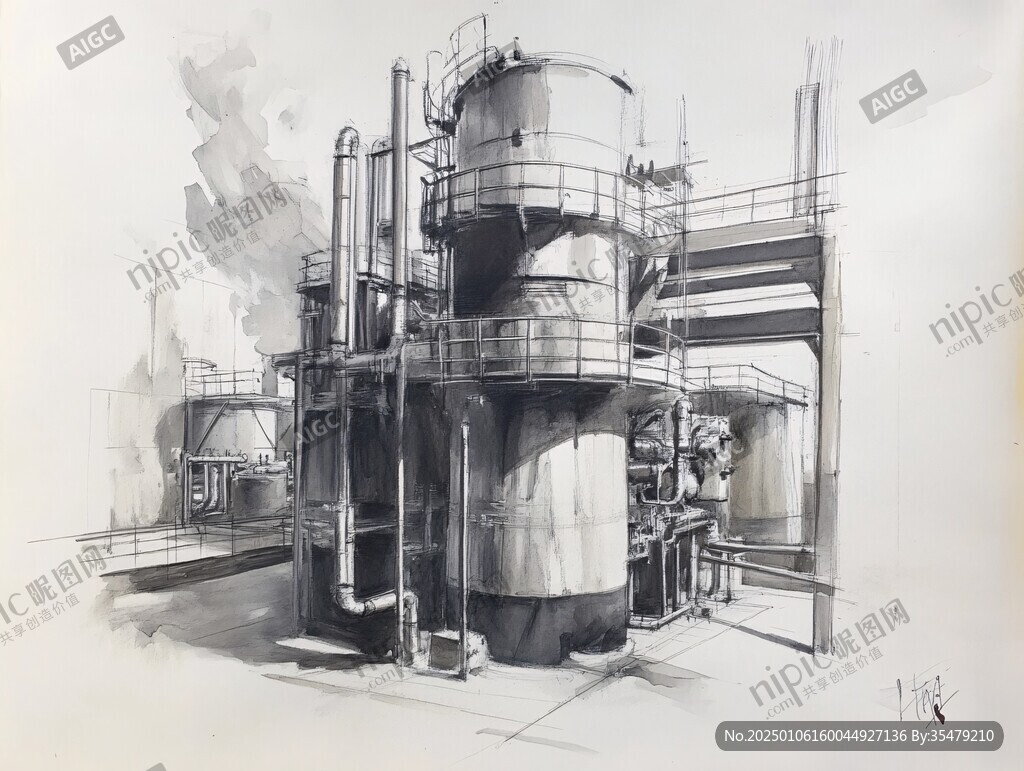 工厂插画