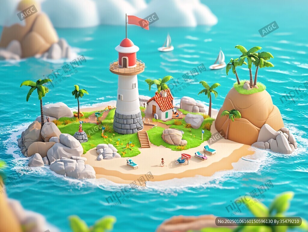 3d立体插画风格