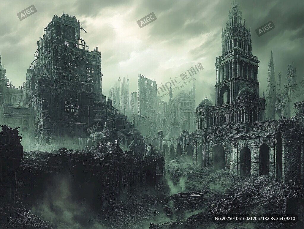 世界末日混乱场景