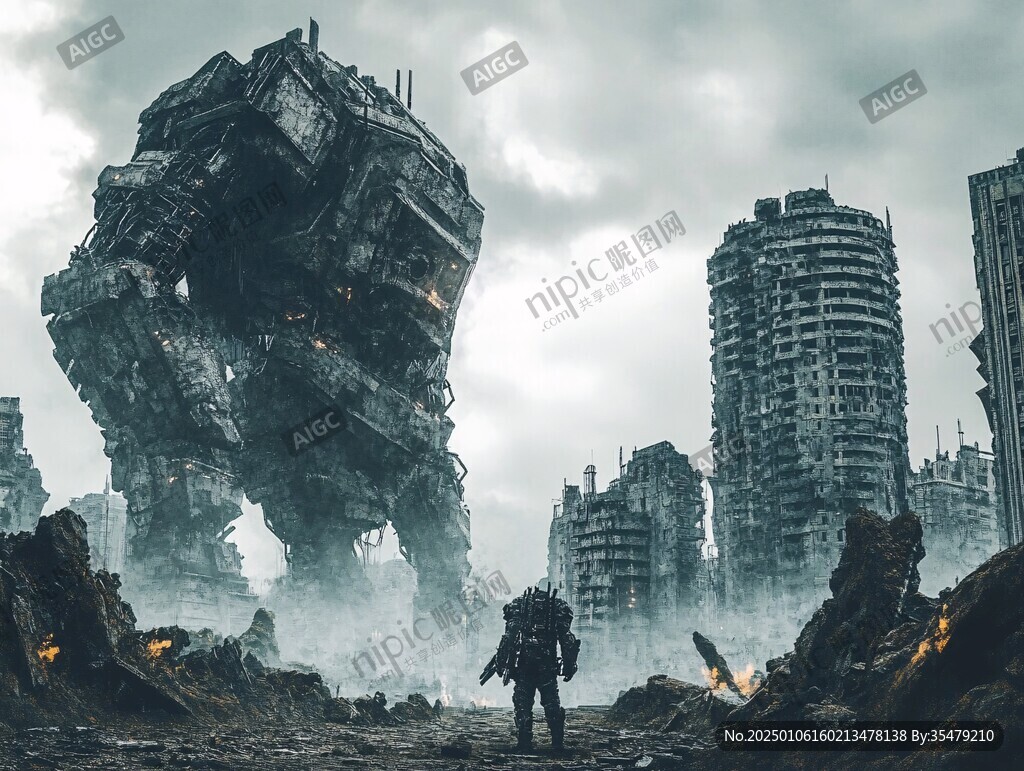 世界末日混乱场景