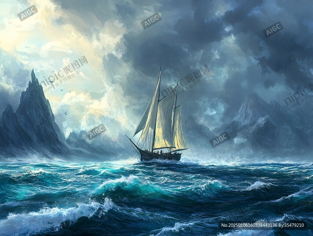 扬帆启航高清画