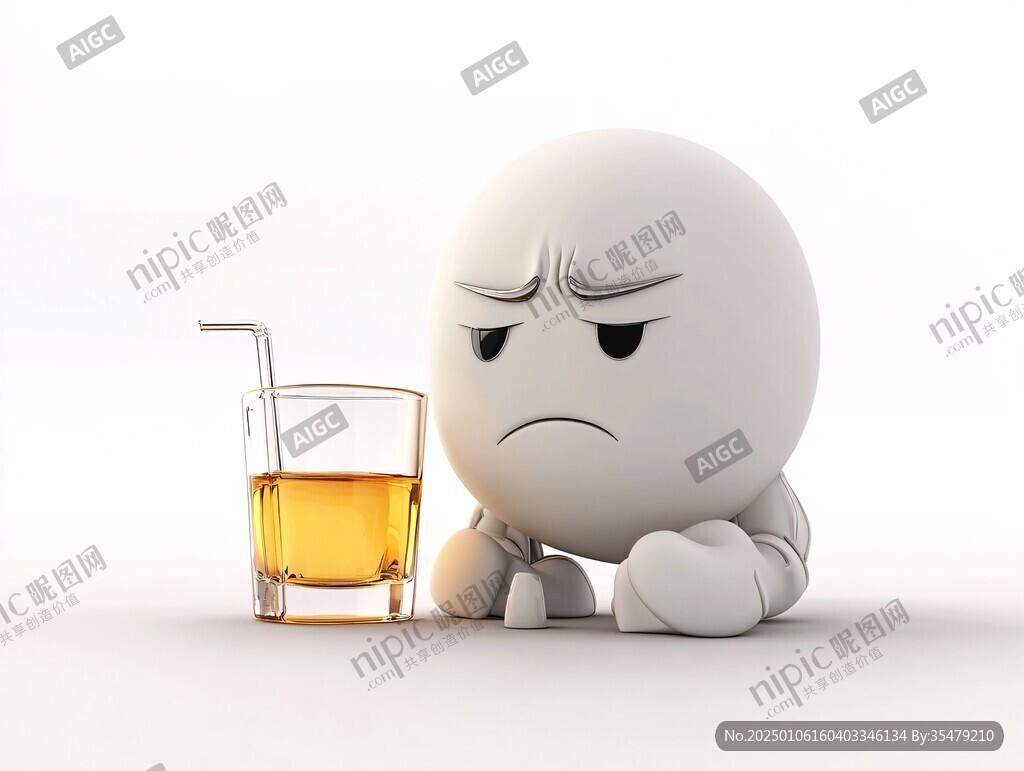 不高兴的表情