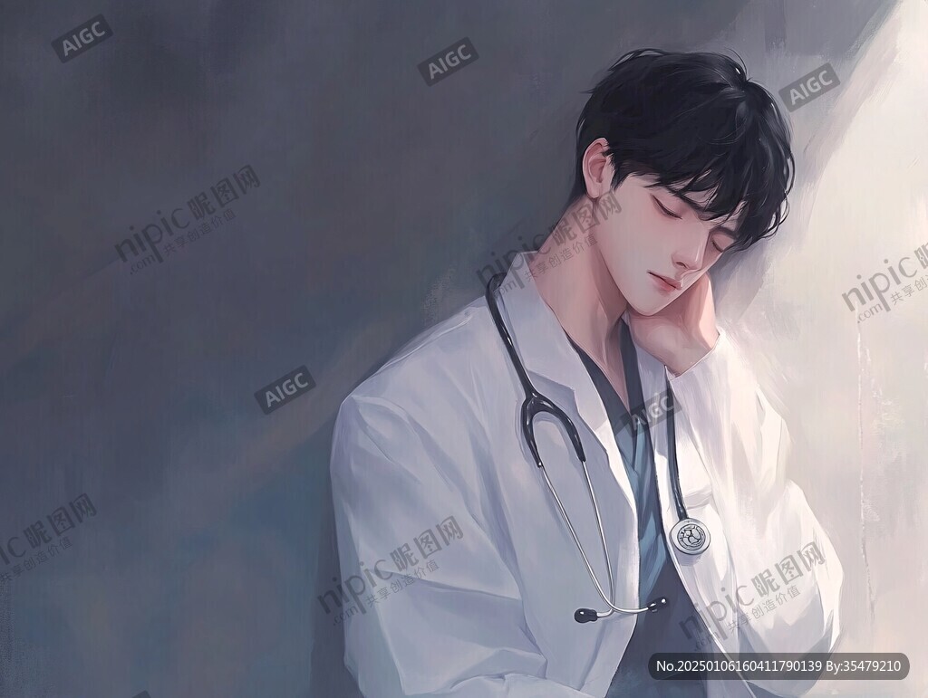 白医天使插画