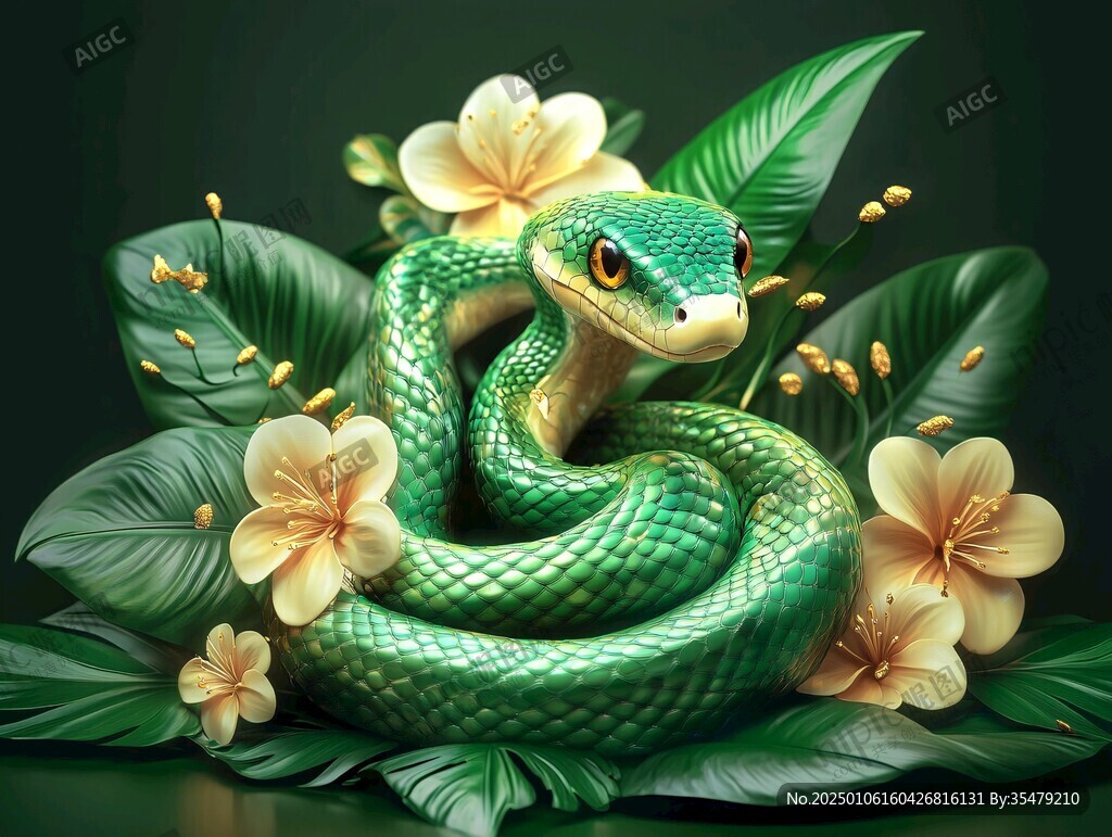 蛇合集插画