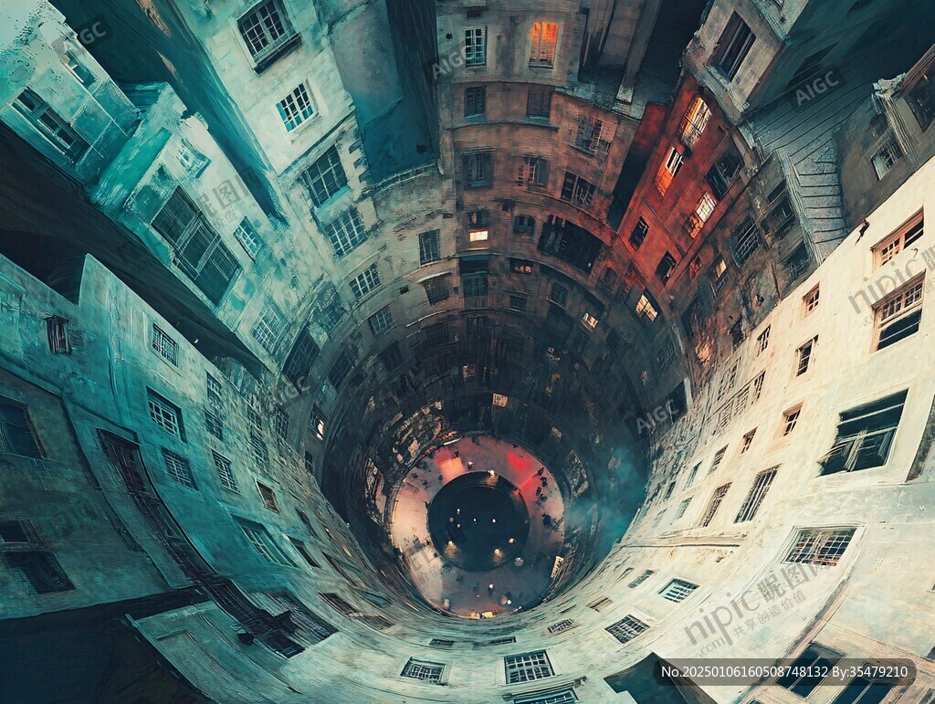 鱼眼看高楼