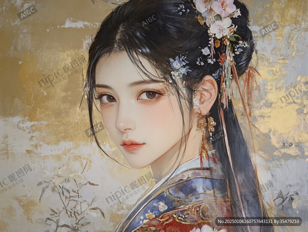 板绘人像