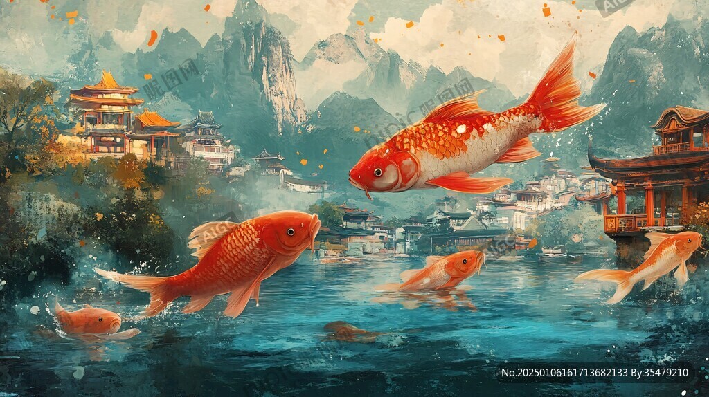 山水金鱼