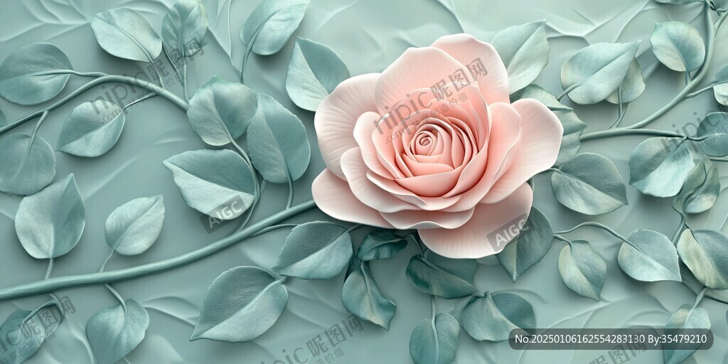 3d立体花壁纸