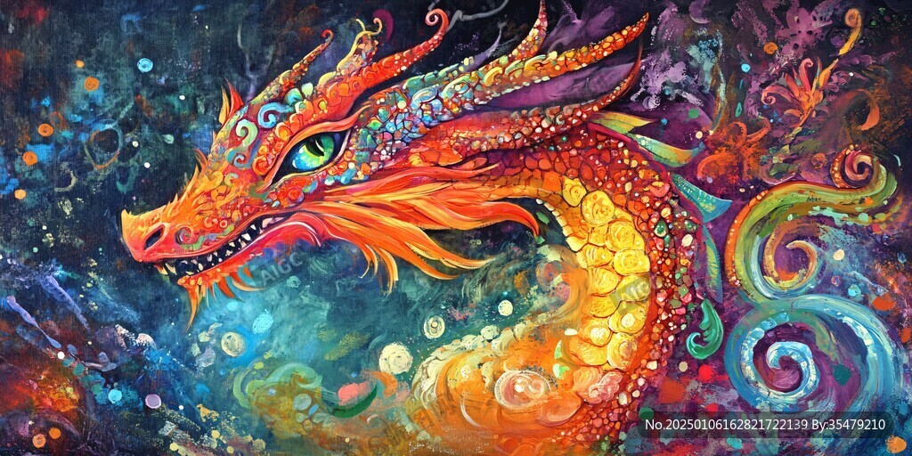 龙年系列插画