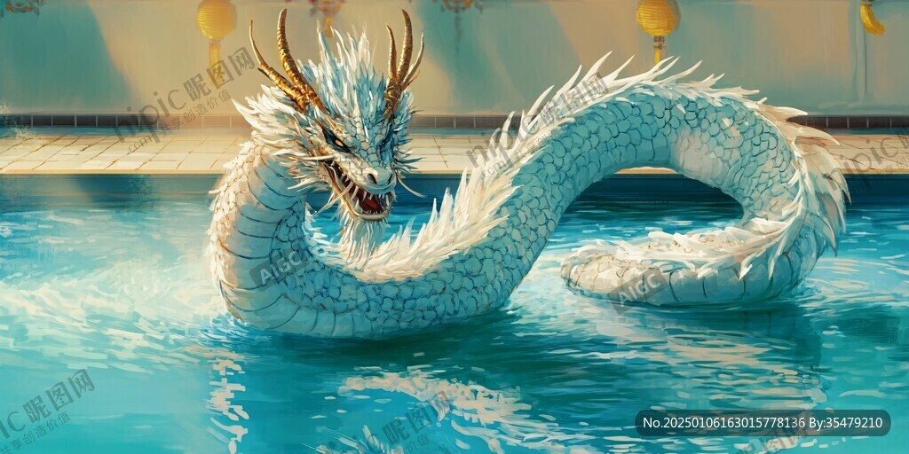 龙吐水壁纸
