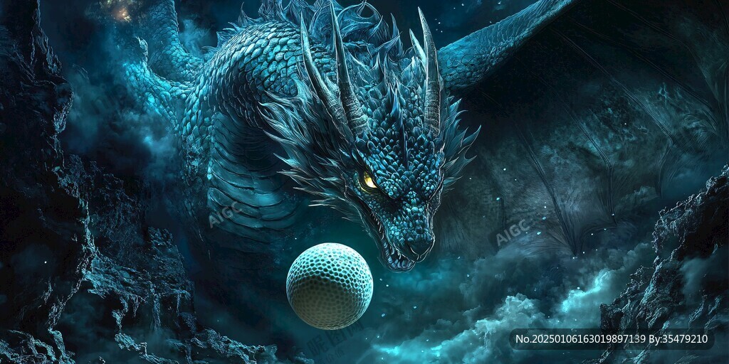 高清唯美双龙戏珠