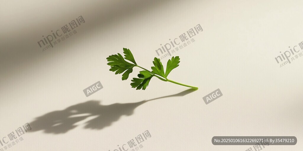 阳光下的香菜