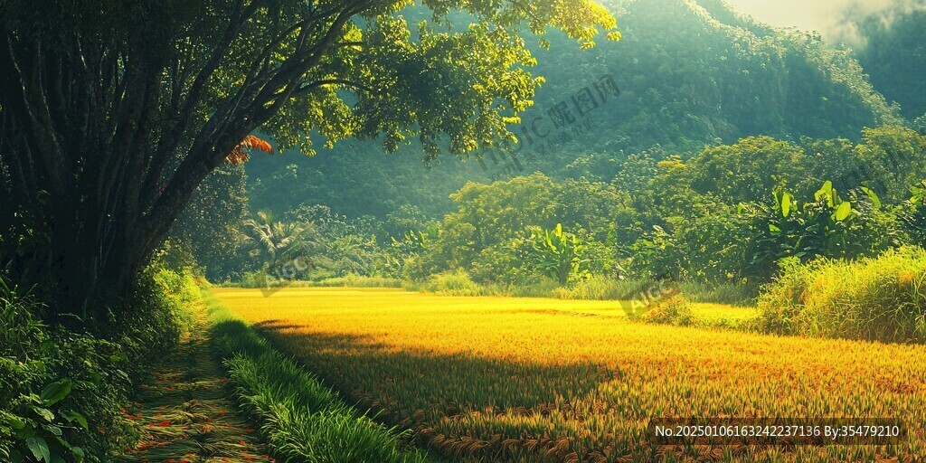 唯美农村场景