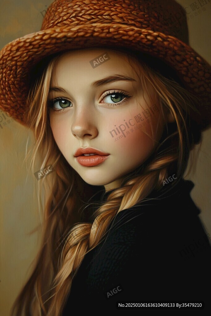 写实人物插画