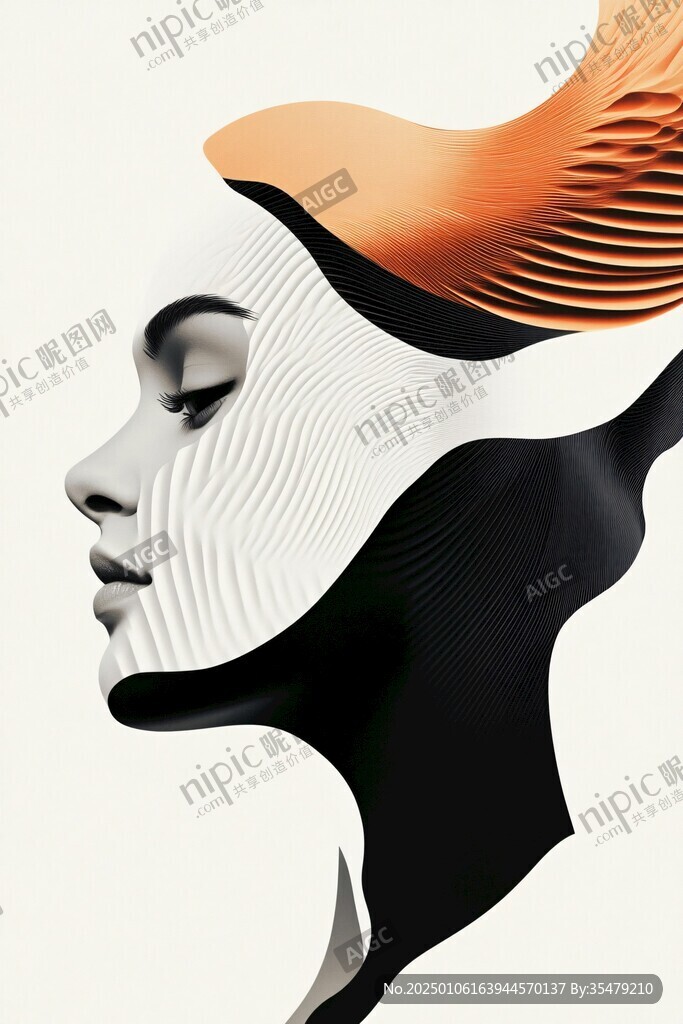 线条创意海报