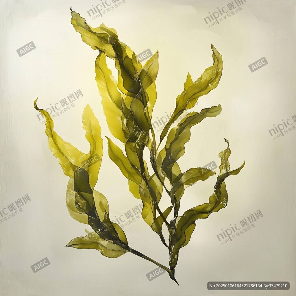 海藻插画