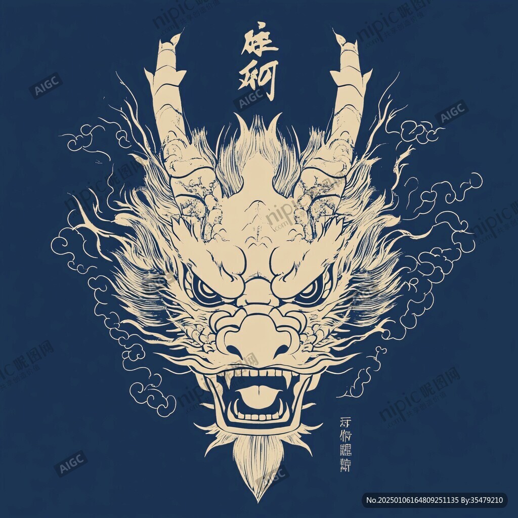 龙头图案设计
