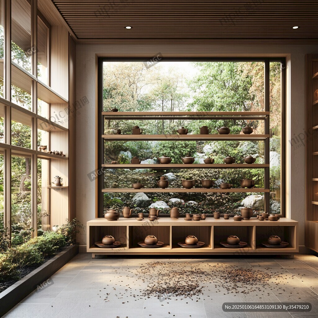 落地窗庭院