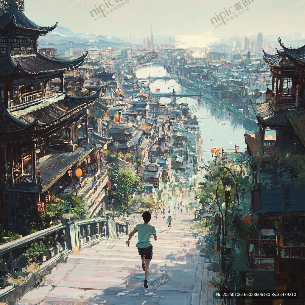 横店插画