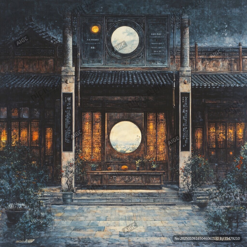 文殊院插画