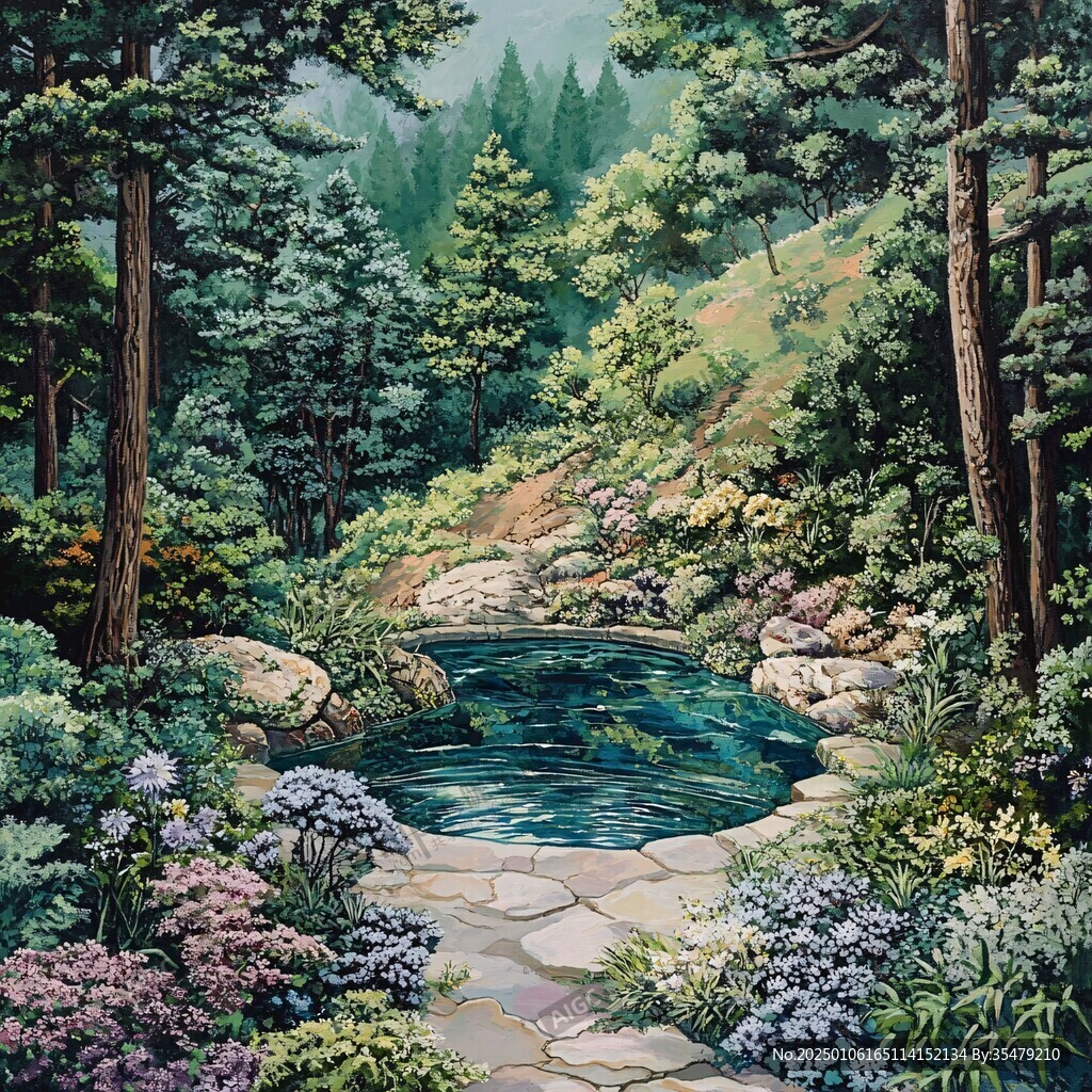 后花园装饰画