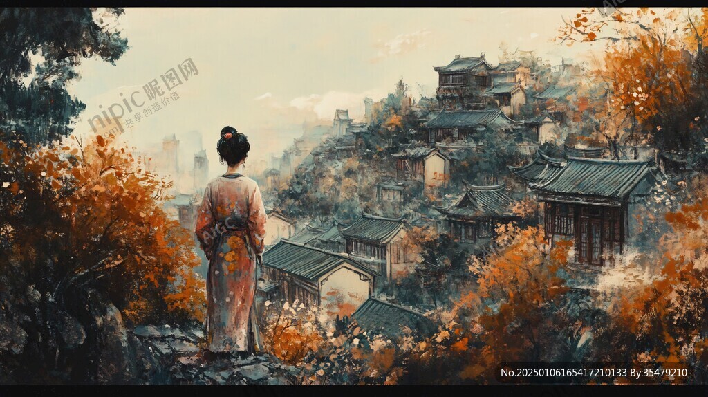 横店插画