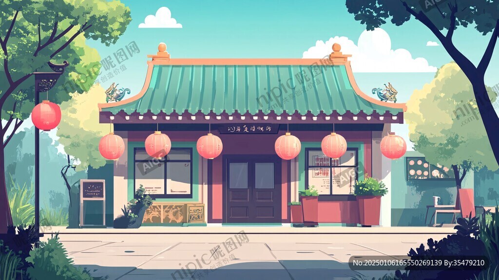 文殊院插画