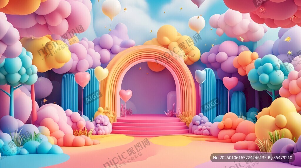 3d立体插画风格