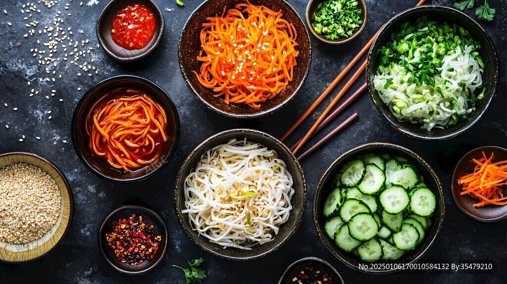 米线蔬菜食材